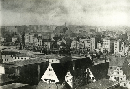 1cz. panoramy miasta z k.św.Jana; przed 1870 (MNS/A.Foto/15523; Szczecin)