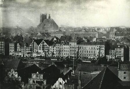 2cz. panoramy miasta z k.św.Jakuba; przed 1870 (MNS/A.Foto/13648; Szczecin)